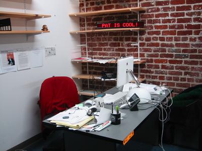 My desk at work
