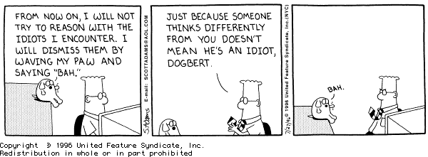 Dogbert's Guide to Stupid People